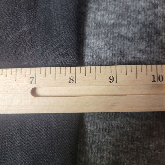 Tory Burch Super Skinny Womens Black Jeans Size 29 Embroidered Logo Packet - Picture 11 of 15